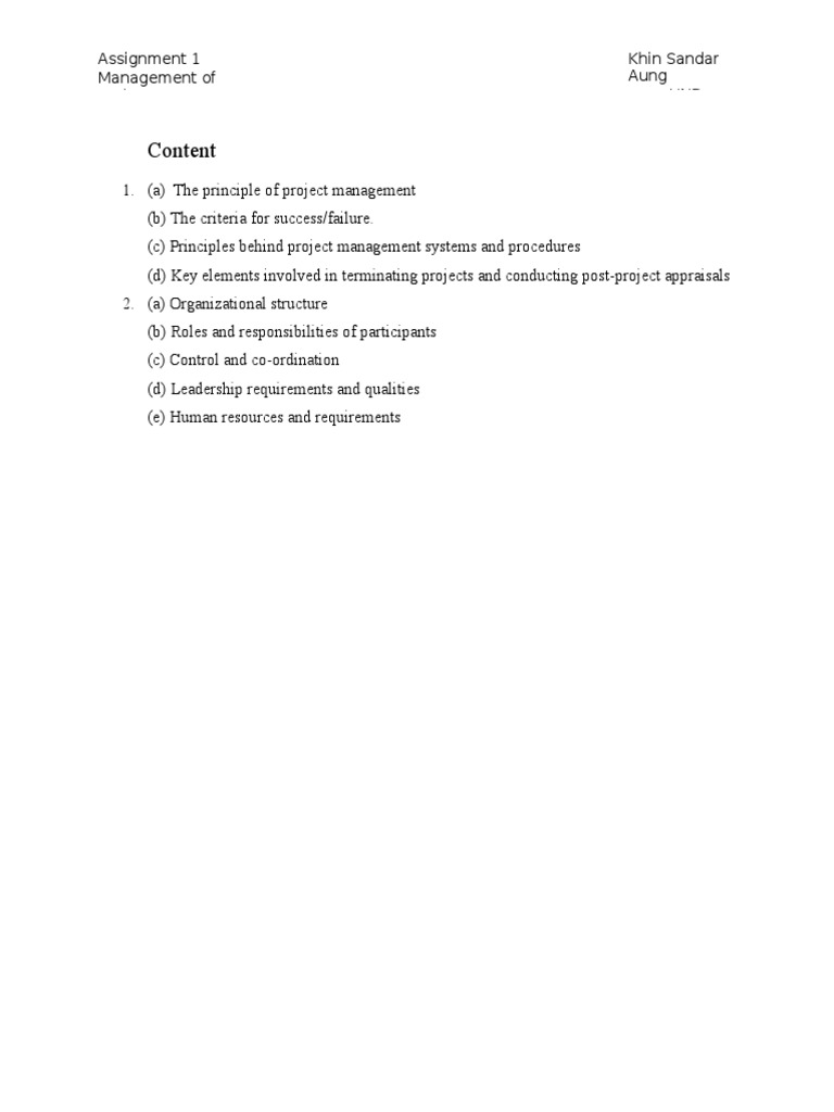 Project Management Principles and Challenges | PDF | Project Management ...
