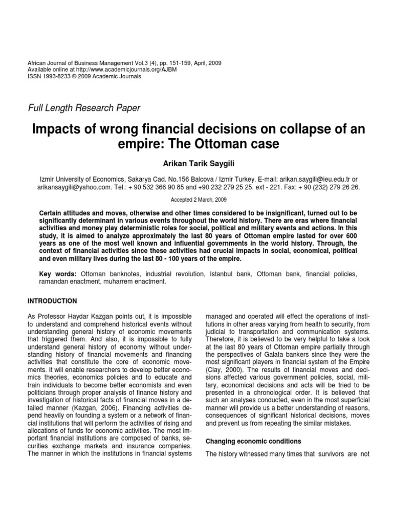 Ottoman economy Banks Debt