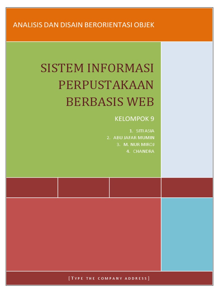 Sistem Informasi Perpustakaan Berbasis Web