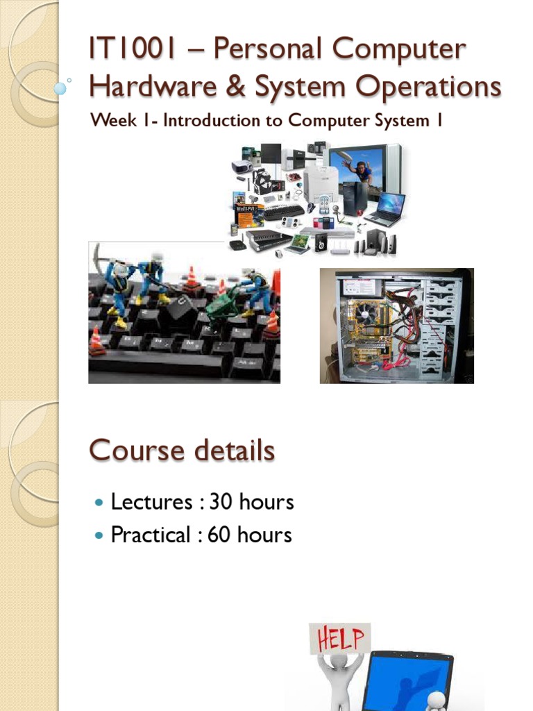 IT1001 - Personal Computer Hardware & System Operations | PDF ...