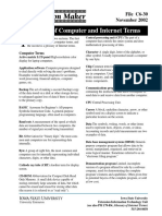 Glossary of Computer and Internet Terms: File C6-30 November 2002