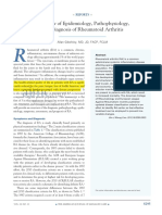 Overview of Epidemiology, Pathophysiology, and Diagnosis of Rheumatoid Arthritis