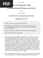 Millspaugh Bldg. Corp. v. Commissioner of Internal Revenue, 192 F.2d 887, 2d Cir. (1951)