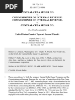 Central Cuba Sugar Co. v. Commissioner of Internal Revenue. Commissioner of Internal Revenue v. Central Cuba Sugar Co, 198 F.2d 214, 2d Cir. (1952)