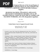 Ivan C. McLeod Regional Director of the Second Region of the National Labor Relations Board, for and on Behalf of the National Labor Relations Board v. Business MacHine and Office Appliance Mechanics Conference Board, Local 459 International Union of Electrical, Radio and MacHine Workers, Afl-Cio, 300 F.2d 237, 2d Cir. (1962)