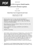 United States v. Kenneth Klein, 340 F.2d 547, 2d Cir. (1965)