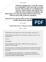 Jefferson McLamb v. John Keane, Superintendent of Sing Sing Correctional Facility, 101 F.3d 683, 2d Cir. (1996)