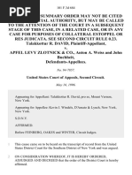 Talakkottur R. David v. Apfel Levy Zlotnick & Co., Anton A. Weiss and John Buchheit, 101 F.3d 684, 2d Cir. (1996)
