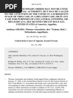 United States v. Anthony Grado, Thomas Anzeulotto, AKA "Tommy Red,", 104 F.3d 351, 2d Cir. (1996)