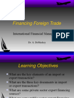 Foreign Trade Financing