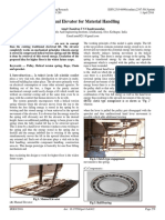 Manual Elevator For Material Handling