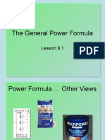 The General Power Formula: Lesson 9.1