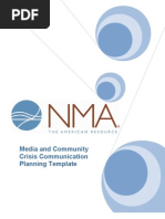 Download TEMPLATES -Crisis Communication Plan NMA by zana_82 SN32043979 doc pdf