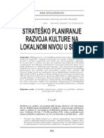 Srbija Kultura Razvoj PDF