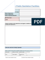 Appendix 1, Checklist For Public Sanitation Facilities