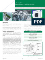 Magnetic Sensing in Washing Machines: Application Note