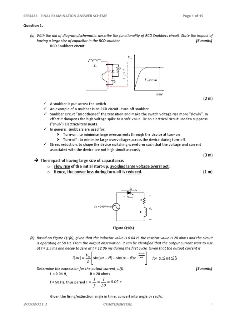 Question 1. See4433 Final Examination Answer Scheme Page 1 of 15 PDF