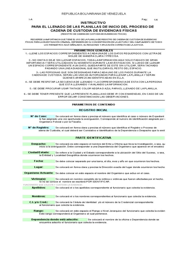 INSTRUCTIVO RCC y RC-01-2008 | PDF