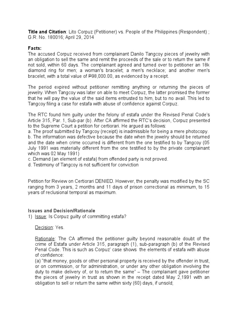 lito-corpuz-vs-people-of-ph-gr-no-18006-pdf-fraud-crime-violence