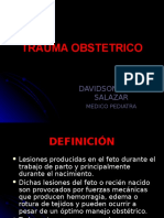 Trauma Obstetrico