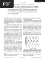 Measurement Of Berry'S Phase Using An Atom Interferometer: 共Received 11 January 1999兲