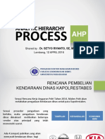 Analytic Hierarchy: Process