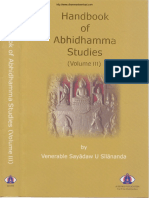 HandBook of Abhidhamma Studies Vol 3 - Ven Dr. Silananda