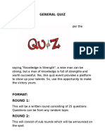 General Quiz