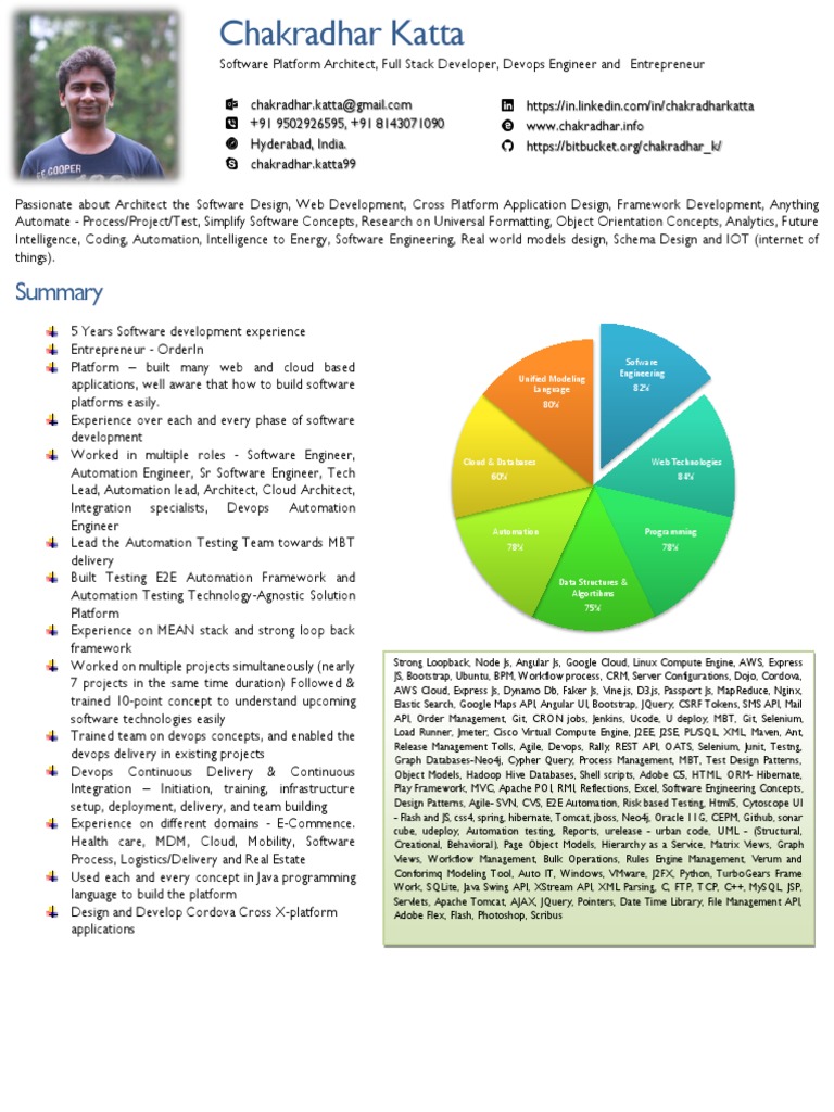 Software Architect & DevOps Expert Profile | PDF | Cloud Computing ...