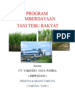 Proposal Dan Resume Project Tebu Taruna Tani