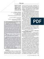 Educatia de Performanta - Contexte Obiective Strategii PDF