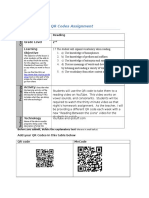 Tpack Template QR Codes