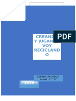 Proyecto de Ciencias Reciclando Voy Jugando