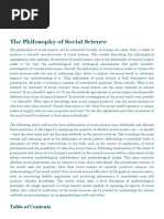 Social Science, Philosophy of _ Internet Encyclopedia of Philosophy