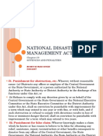National Disaster Management Act, 2005: Chapter-10 Offences and Penalities