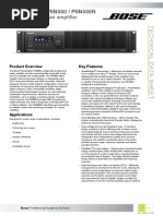 Powermatch® Pm4500 / Pm4500N: Configurable Power Amplifier