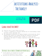 Project 2 - Institutions Analysis The Family