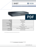 Data/Spec Sheet: Netswitch-8-Poe+ 8-Port Gigabit Poe Switch