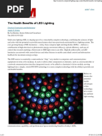 The Health Benefits of LED Lighting PDF