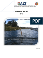 INFORME ANUAL 2013 de La ALT