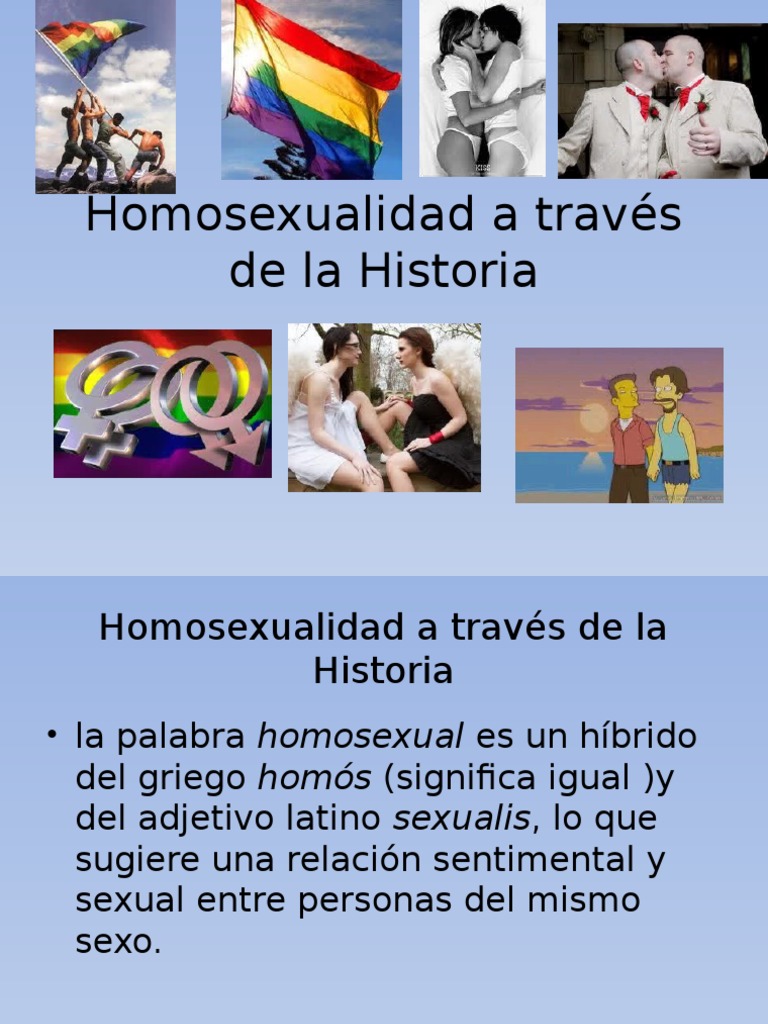 Homosexualidad A Través de La Historia | PDF | Homosexualidad | Mujer