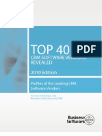 Top 40 CRM Software Vendors