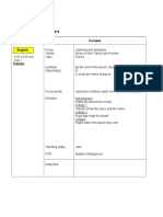 Subject/Time/Clas S Content English: Week Friday 8 January 2016 1