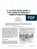 A Tricycle Turns Turtle A Case Study in Defective Engineering Design 1986 Design Studies