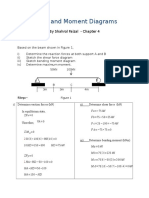 Shear and Moment Diagrams