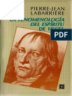Pierrejean Labarriere La Fenomenologia Del Espiritu de Hegel