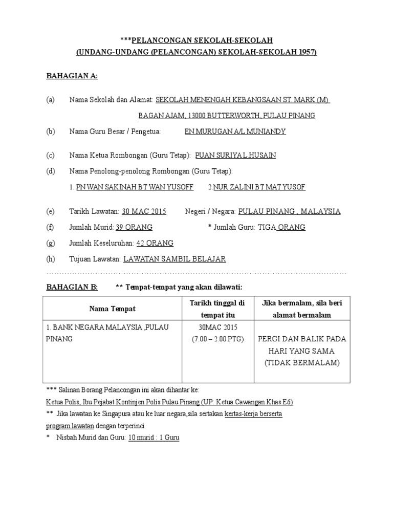 Lawatan Ke Banknegara Pdf