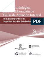 Guia Metodologica para La Elaboración de Guías de Atención Integral PDF