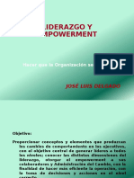 Liderazgo y Empowerment para el cambio organizacional