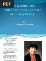 Nursing Theory Patien Centered Approaches To Nurses